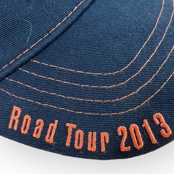 Harley Davidson Black Adjustable Road Tour 2013 Hat Cap Mens Biker Heritage - Picture 3 of 10